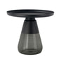 Stile moderno Basottop Black Black/Gold Base Green/Grigio Tavolo rotondo
