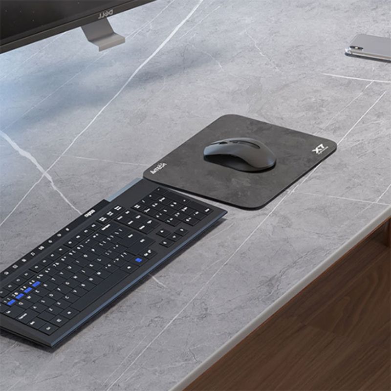 Scrivania per uffici di pietra contemporanea scrivania a l-forma per ufficio