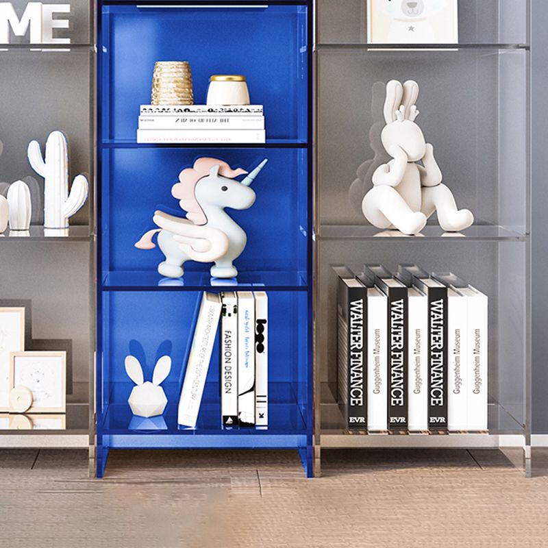 Glam gesloten boekenplank standaard acryl -boekenkast met planken