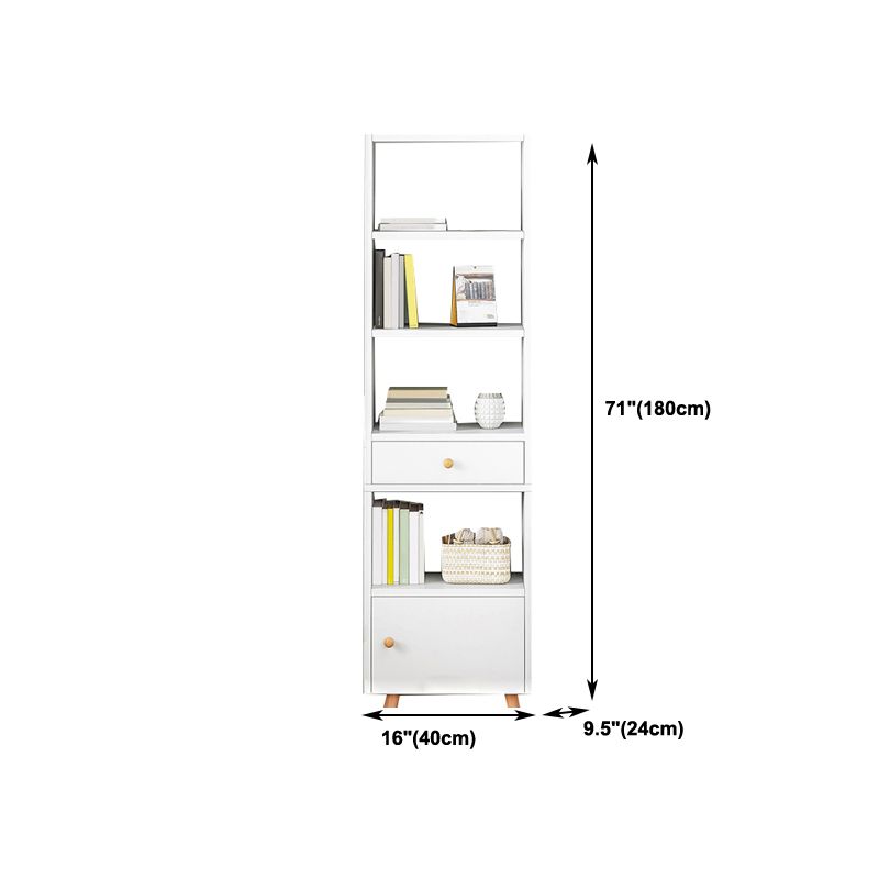 Libreria aperta in legno moderno libreria per angolo di casa minimalista moderna