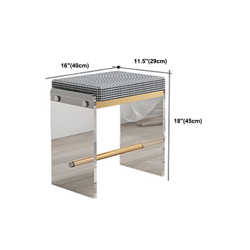 Zeitgenössischer 3 Schubladen Make -up Vanity Set Schwarz Waschtisch