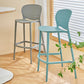 Scandinavian Matte Finish Milk Tea Shop Stool Plastic Footrest Barstool Clearhalo 'Bar Furniture' 'Bar Stools' 'bar_stools' 'furn' 'furn_bar_stools' 'Furniture' 'furniture_bar_stools' 'Kitchen & Dining Furniture' 1200x1200_8ec1a25f-c8ad-4acf-abdd-55a56ddad496