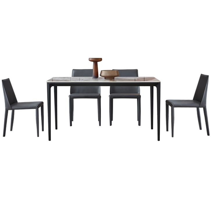 Contemporary 1/2/5 Pieces Dining Set Sintered Stone Dining Room Set Clearhalo 'Dining Room Sets' 'Dining Tables & Seating' 'dining_room_set' 'furn' 'furn_dining_room_set' 'Furniture' 'furniture_dining_room_set' 'Kitchen & Dining Furniture' 'kitchen&dining_furn' 'kitchen' 1200x1200_8ec36d23-9447-4687-94c8-d14e7d698828
