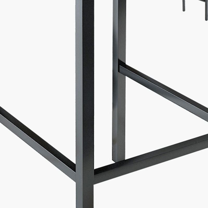 Black Iron Low Back Barstool Industrial Restaurant Tall Stool with Square Seat Clearhalo 'Bar Furniture' 'Bar Stools' 'bar_stools' 'furn' 'furn_bar_stools' 'furniture_bar_stools' 'Kitchen & Dining Furniture' 'kitchen&dining_furn' 'kitchen' 'kitchen_furn' Furniture' 1200x1200_8ec39f65-0f62-40f1-8edf-0b2bd9ed7a49