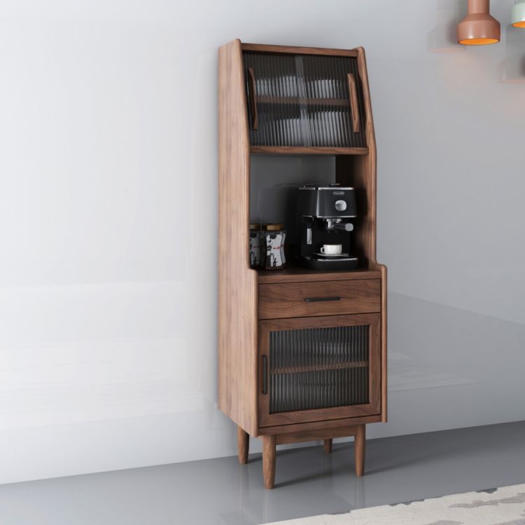 Simple Style Wood Buffet Server 67-inch Height Kitchen Server Clearhalo 'buffet_sideboard' 'Buffets & Sideboards' 'furn' 'furn_buffet_sideboard' 'Furniture' 'furniture_buffet_sideboard' 'Kitchen & Dining Furniture' 1200x1200_8ec43e4f-ca0d-4b57-ab66-7f4df659cd75