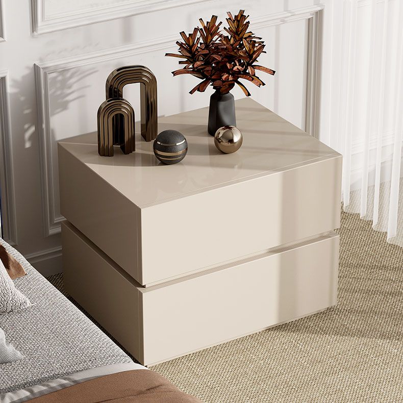 Contemporary Bedside Cabinet Faux Wood Bed Nightstand with Drawers Clearhalo 'Bedroom Furniture' 'furn' 'furn_night_stand' 'Furniture' 'night_stand' 'Nightstands' 1200x1200_8ec50e54-b891-487e-a080-e558afff50c2