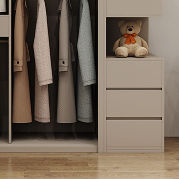 Armadio in vetro e legno armadio armadio scorrevole armadio senza luce