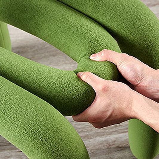 Chaise de salle à manger en velours moderne