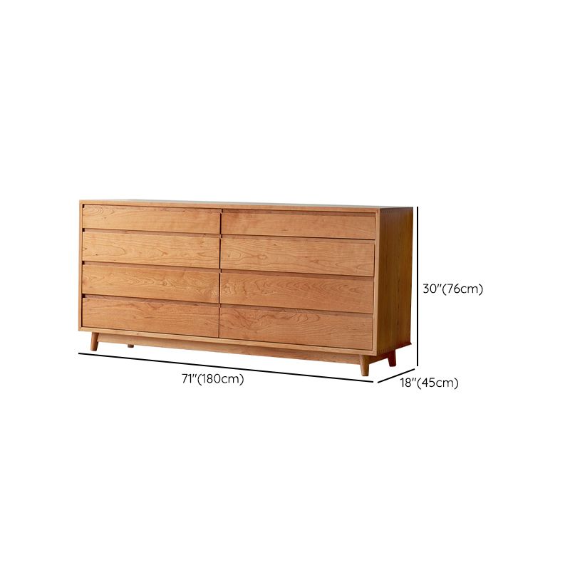 Modern Storage Chest Wooden Storage Chest Dresser with 8 Drawers Clearhalo 'Bedroom Furniture' 'Dressers & Chests' 'dressers_chests' 'furn' 'furn_dressers_chests' 'Furniture' 1200x1200_8ec9a9f7-77dd-425c-9f21-0bcb24476126