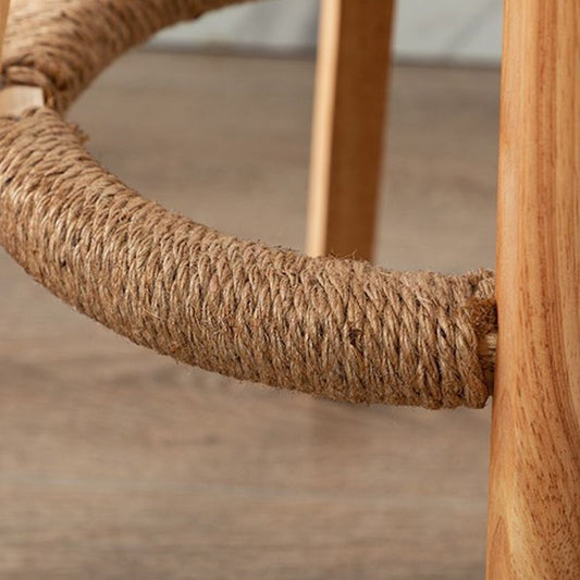 Gummiholz ​​Massivholz Barhocker Höhlenpolstere Schwenkbarhohosen