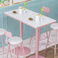 Industrial Metal Pink Bar Table Marble White 23.6"W Top Bistro Table for Cafe Clearhalo 'Bar Furniture' 'Bar Tables' 'bar_tables' 'furn' 'furn_bar_tables' 'Furniture' 'furniture_bar_tables' 'Kitchen & Dining Furniture' 'kitchen&dining_furn' 'kitchen' 1200x1200_8ecb81a9-b6b4-4681-a712-22867e7ab2f6