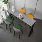 Modern Bar Dining Table Rectangle Bar Height Table with Double Pedestal in Black Clearhalo 'Bar Furniture' 'Bar Tables' 'bar_tables' 'furn' 'furn_bar_tables' 'Furniture' 'furniture_bar_tables' 'Kitchen & Dining Furniture' 1200x1200_8ecbd3c3-74ad-44e8-b4a0-7947ada4c3b6