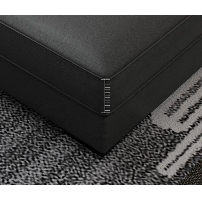 Modern Sloped Arms Sectionals 33.46"High Cushion Back Sectional Sofa with Storage, Grey Clearhalo 'furn' 'furn_sectionals' 'Furniture' 'furniture_sectionals' 'kitchen' 'kitchen_sectionals' 'Living Room Furniture' 'Sectionals' 1200x1200_8ecf34a8-9521-4e47-91f6-69066d14190d