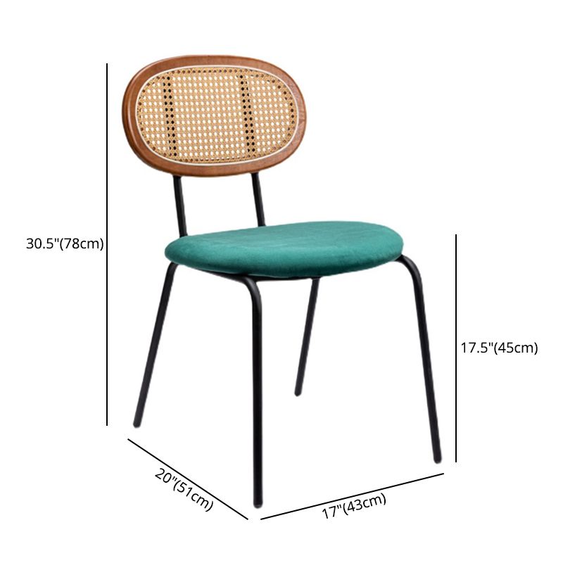 Modern Style Metal Dining Room Kitchen Chairs Set Open Back Dining Side Chair Clearhalo ' kitchen&dining_furn' 'Dining Chairs' 'Dining Tables & Seating' 'dining_chair' 'furn' 'furn_dining_chair' 'Furniture' 'furniture_dining_chair' 'Kitchen & Dining Furniture' 'kitchen' 1200x1200_8ecf46ec-adae-4337-bd84-8a8b57bafcd4