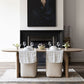 Oval Table Dinette Table Contemporary Solid Wood Dinner Room Table with Double Pedestal Clearhalo ' dining_table' 'Dining Tables & Seating' 'Dining Tables' 'furn' 'furn_dining_table' 'Furniture' 'furniture_dining_table' 'Kitchen & Dining Furniture' 'kitchen&dining_furn' 'kitchen' 'kitchen_dining_table' 1200x1200_8ecffa6a-18ea-4bf8-93a8-4a7b0c8f6271