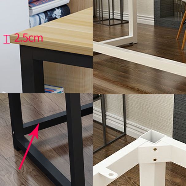 Modern Home Rectangular Writing Desk Bedroom Artificial Wood Office Desk Clearhalo 'furn' 'furn_office_desk' 'Furniture' 'furniture_office_desk' 'Office Desks' 'Office Furniture' 'office_desk' 1200x1200_8ed4b805-79a5-4eee-8196-aebd32946f40