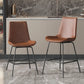 Leather Contemporary Counter & Bar Stools Matte Finish Indoor Stools with Metal Frame Clearhalo 'Bar Furniture' 'Bar Stools' 'bar_stools' 'furn' 'furn_bar_stools' 'Furniture' 'Kitchen & Dining Furniture' 1200x1200_8ed6b70c-9755-4168-bc71-0088414d4f54