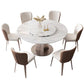 Modern 1/2/5/7 Pieces Dining Set Stone Collapsible Dining Table for Dining Room