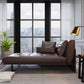 Wood and Leather Frame Cushioned Chaise Lounge Couch - 66.9" W Clearhalo 'Chairs & Seating' 'Chaise Lounge' 'chaise_lounge' 'furn' 'furn_chaise_lounge' 'Furniture' 'Living Room Furniture' 1200x1200_8ed82c12-bc4b-4117-a6a1-aa3401164250