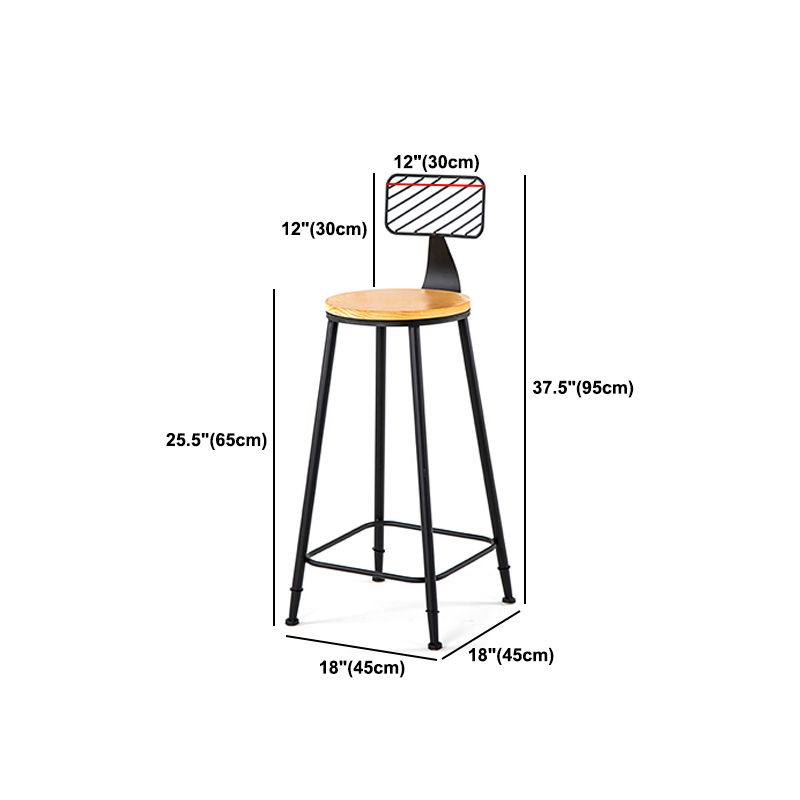 Industrial 1/2/3 Pieces Round Bar Table Set Solid Wood Bistro Set Clearhalo 'Bar Furniture' 'furn' 'furn_home_bar_bar_sets' 'Furniture' 'Home Bars & Bar Sets' 'home_bar_bar_sets' 'Kitchen & Dining Furniture' 1200x1200_8ed9cda4-f3ff-4709-a4e7-40cb6ec2c6cf