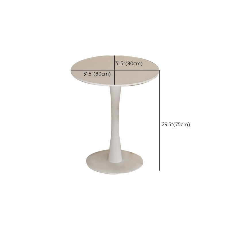 キッチン用のモダンな丸いダイニングテーブルセット1/3ピースダイニングセット