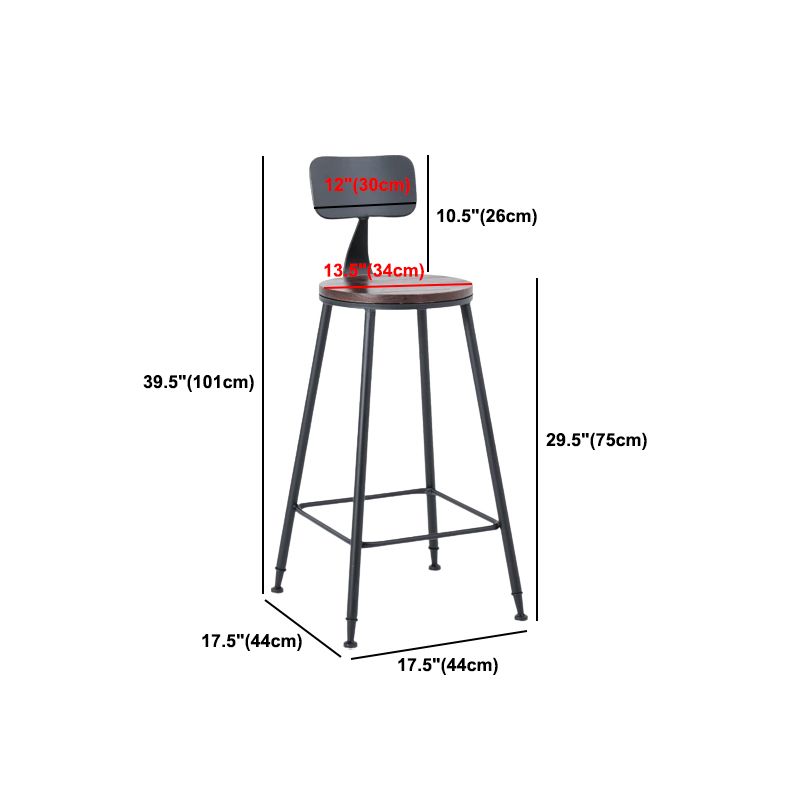 Industrial Bar Set 1/2/3/5 Pcs Metal Bar Stools and Solid Wood Top Bar Table Clearhalo 'Bar Furniture' 'furn' 'furn_home_bar_bar_sets' 'Furniture' 'Home Bars & Bar Sets' 'home_bar_bar_sets' 'Kitchen & Dining Furniture' 1200x1200_8eded6a5-c5e4-4c53-a53d-3e76e973d41b