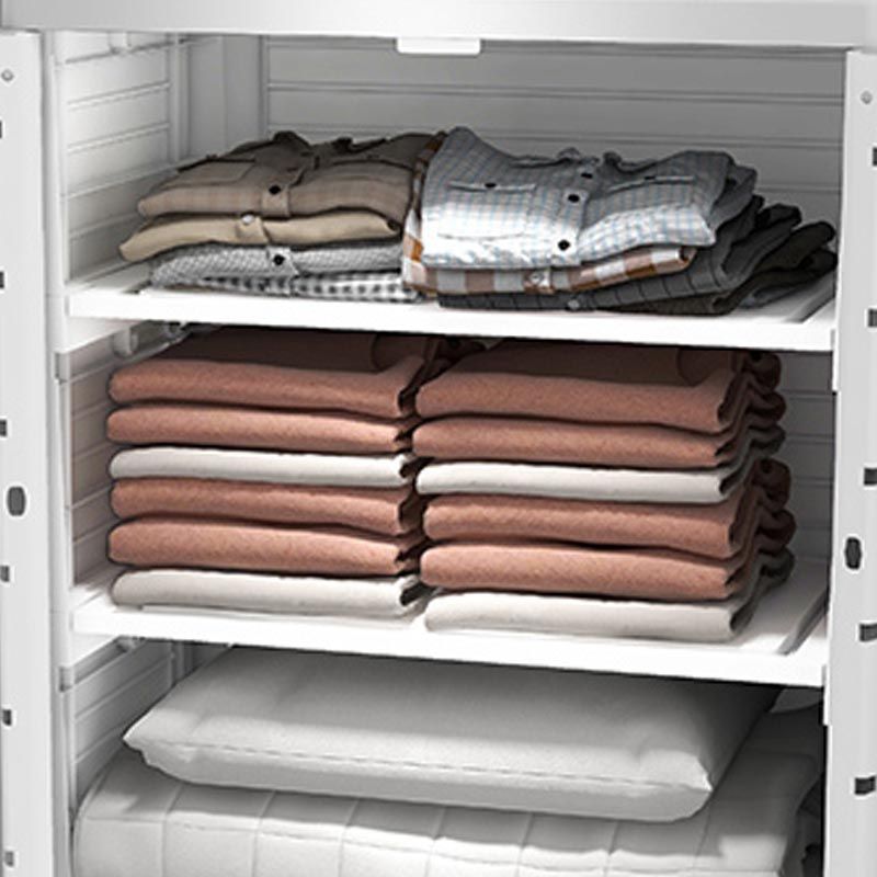 Contemporary Wardrobe Closet Plastic Wardrobe Cabinet with Legs Clearhalo 'Armoires & Wardrobes' 'armoires_wardrobes' 'Bedroom Furniture' 'furn' 'furn_armoires_wardrobes' 'Furniture' 1200x1200_8eded96a-8bb8-4315-9a81-2cc4a84ebc72