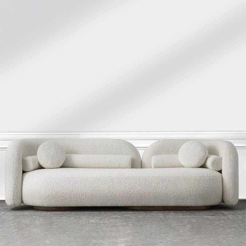 Divano di divano con braccio di smoking contemporaneo per soggiorno largo 33,46 pollici per soggiorno