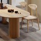 Free Form Wood Dining Table Pinewood Table Contemporary with 3 Legs Clearhalo 'Dining Tables & Seating' 'Dining Tables' 'dining_table' 'furn' 'furn_dining_table' 'Furniture' 'furniture_dining_table' 'Kitchen & Dining Furniture' 'kitchen' 'kitchen_dining_table' 1200x1200_8ee12b46-2e49-4337-b538-1990ec3c55c0