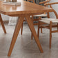 Moderna 1/4/5/7 Piezas Juego de comedor Rectángulo Mesa de comedor de madera de pino para sala de estar