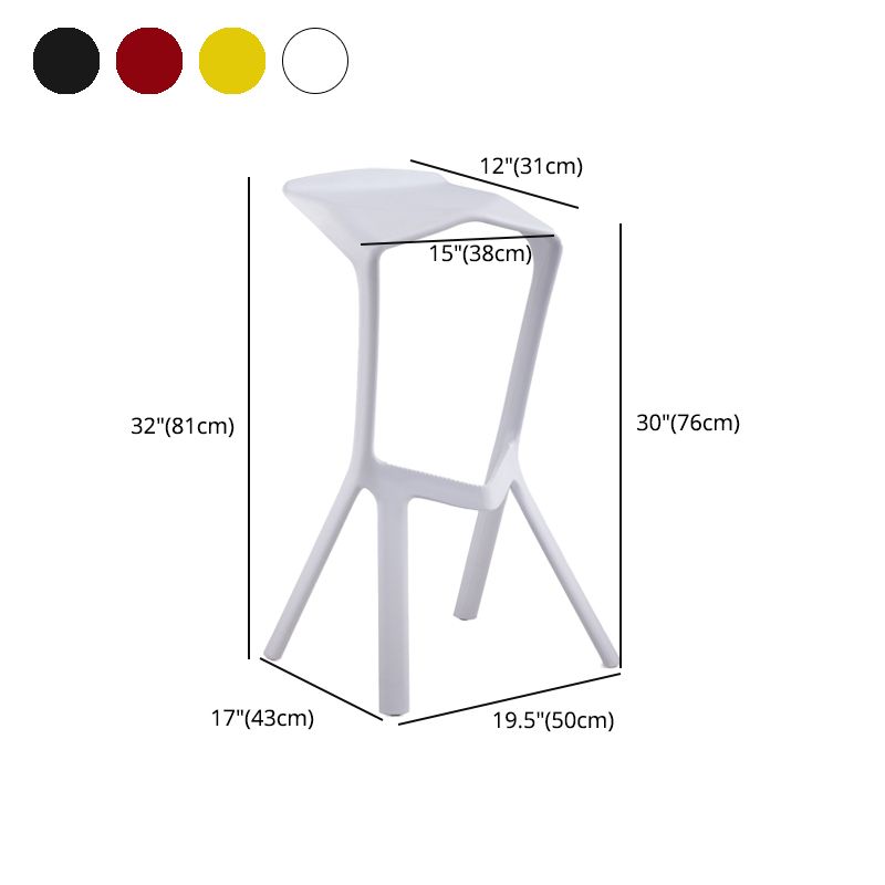Scandinavia Style Bar-stool PP Legs Saddle Seat Stool for Kitchen Bar Clearhalo 'Bar Furniture' 'Bar Stools' 'bar_stools' 'furn' 'furn_bar_stools' 'furniture_bar_stools' 'Kitchen & Dining Furniture' 'kitchen&dining_furn' 'kitchen' 'kitchen_furn' Furniture' 1200x1200_8ee281b6-8af2-4fce-8025-a4971cbc005b