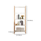 Modern Etagere Bookshelf Open Back Bookcase for Home With Shelves
