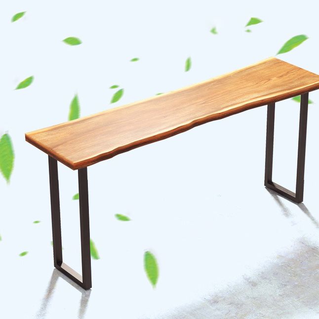 Indoor Industrial Bar Dining Table Rectangle Pine Wood Bar Table Clearhalo 'Bar Furniture' 'Bar Tables' 'bar_tables' 'furn' 'furn_bar_tables' 'Furniture' 'Kitchen & Dining Furniture' 1200x1200_8ee5afa8-043c-4b3a-b5d6-c003fa812546