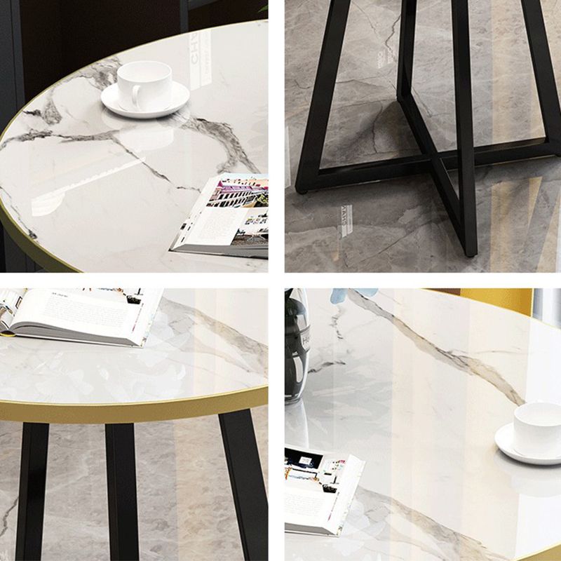 Metal Traditional Luxury Round Indoor Table Manufactured Wood Table with Sled Base Clearhalo ' dining_table' 'Dining Tables & Seating' 'Dining Tables' 'furn' 'furn_dining_table' 'Furniture' 'furniture_dining_table' 'Kitchen & Dining Furniture' 'kitchen&dining_furn' 'kitchen' 'kitchen_dining_table' 1200x1200_8ee6f26e-6e27-48c2-abe3-6d3f9f371eeb