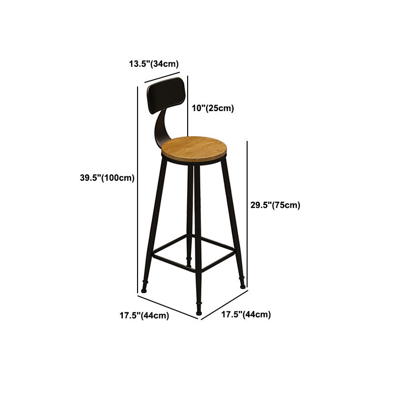 Industriale 1/611 pezzi tavolo da bar set rettangolo tavolino in legno con sgabelli alti