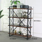Industrial Style Etagere Bookshelf Open Shelf Bookcase with Rectangular Shelves Clearhalo 'Bookcases' 'furn' 'furn_bookcases' 'Furniture' 'furniture_bookcases' 'kitchen' 'kitchen_bookcases' 'Living Room Furniture' 'Office Furniture' 1200x1200_8ee87924-2842-4817-a29e-4adb35b41021