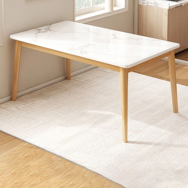 Contemporary 1/4/5 Pieces Dining Table Rectangle Wood Furniture for Restaurant Clearhalo 'Dining Room Sets' 'Dining Tables & Seating' 'dining_room_set' 'furn' 'furn_dining_room_set' 'Furniture' 'Kitchen & Dining Furniture' 1200x1200_8ee885f4-2ba5-4d26-93cc-d91e8725b366