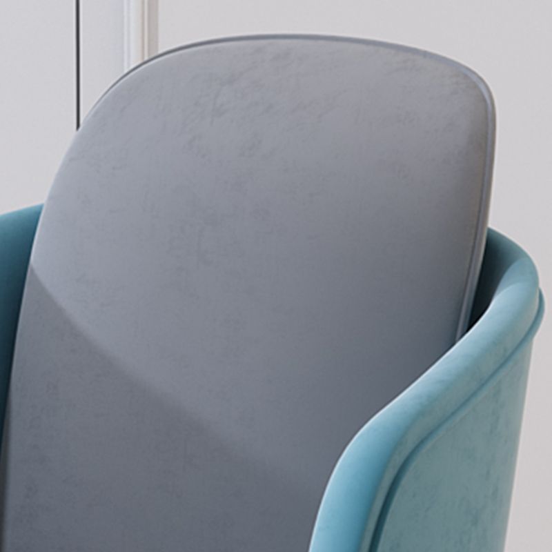 Upholstered Velvet Arm Chair Industrial Parsons Chair with Metal Legs Clearhalo 'Dining Chairs' 'Dining Tables & Seating' 'dining_chair' 'furn' 'furn_dining_chair' 'Furniture' 'Kitchen & Dining Furniture' 1200x1200_8eea188e-9bd6-414d-afb2-1f8d62b70c36