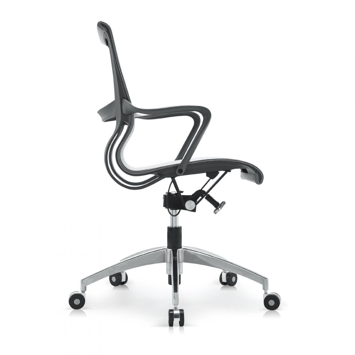 Modern Office Chair with Wheels Mid-Back Mesh Desk Chair Ergonomic Chair Clearhalo 'furn' 'furn_office_chair' 'Furniture' 'Office Chairs' 'Office Furniture' 'office_chair' 1200x1200_8eea51eb-7db6-4b56-b120-84345ade1a65