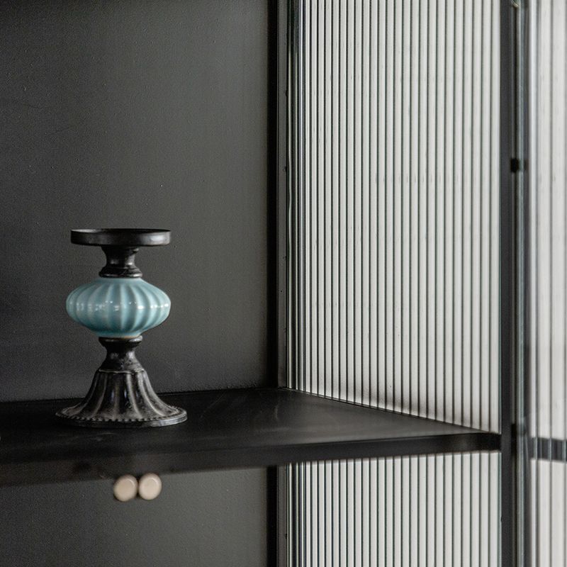 Mobile moderno mobile in vetro mobile a buffet in metallo per sala da pranzo