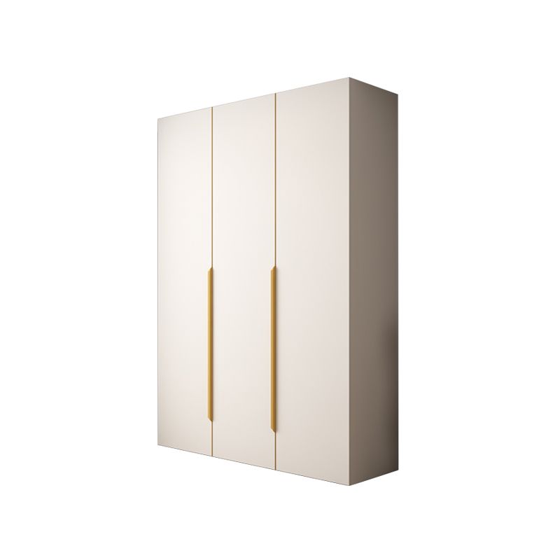 Moderne scharnierende garderobe -kast Wit gemanipuleerde houten garderobe armoire