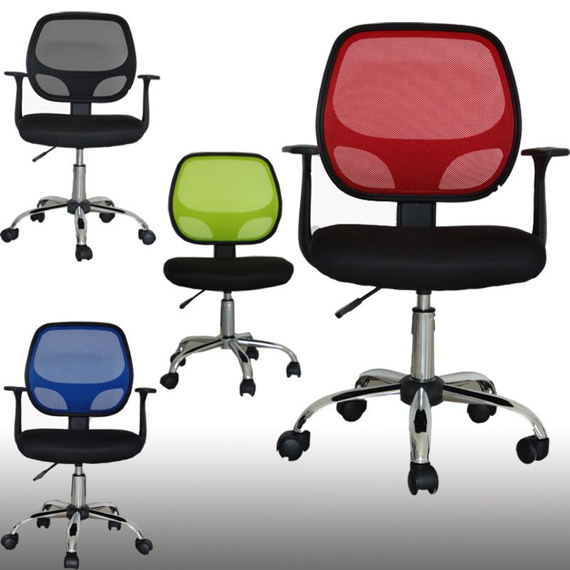 Silver Metal Modern Conference Chair in Mid-Back Mesh Conference Chair Clearhalo 'Furniture' 'furniture_office_chair' 'Office Chairs' 'Office Furniture' 'office_chair' 1200x1200_8eec2eb1-7de9-44e4-87db-70c0321c7058
