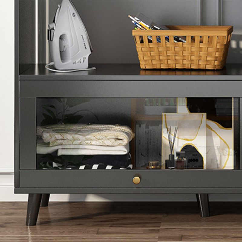 Bracket Legs Accent Cabinet with Drawers and Doors Cabinet for Living Room Clearhalo 'Cabinets & Chests' 'cabinets_chests' 'furn' 'furn_cabinets_chests' 'Furniture' 'Living Room Furniture' 1200x1200_8eeeab2d-0543-4e6e-af82-a1889ea055d6