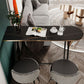 Glam 1/2/3 Pieces Pub Dining Set Living Room Metal and Stone Bar Pub Table Set Clearhalo 'Bar Furniture' 'furn' 'furn_home_bar_bar_sets' 'Furniture' 'Home Bars & Bar Sets' 'home_bar_bar_sets' 'Kitchen & Dining Furniture' 1200x1200_8eeff683-55e3-4271-99e7-c2e44e96fdf4