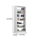 Rectangle Etagere Bookshelf Modern Metal Open Bookcase with Shelves