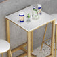 Glam 1/2/3/5 Pieces Table and Stool Set Gold Bar Table and Stools Clearhalo 'Bar Furniture' 'furn' 'furn_home_bar_bar_sets' 'Furniture' 'Home Bars & Bar Sets' 'home_bar_bar_sets' 'Kitchen & Dining Furniture' 1200x1200_8ef6c99e-ab3a-402b-a842-0e1036f9e3e8