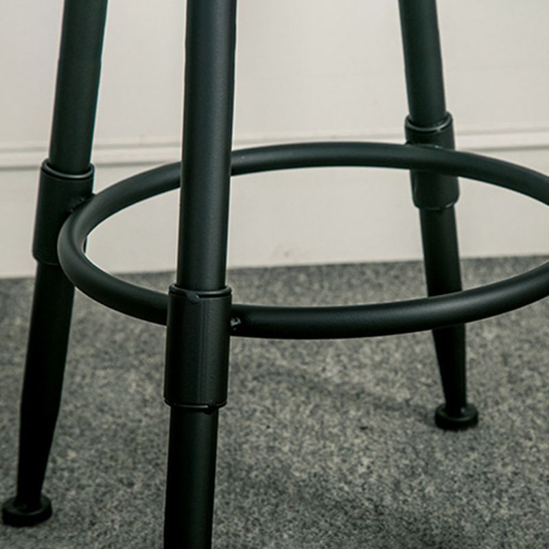 Adjustable Height Bar Stools Industrial Barstool with Metal Legs Clearhalo 'Bar Furniture' 'Bar Stools' 'bar_stools' 'furn' 'furn_bar_stools' 'Furniture' 'Kitchen & Dining Furniture' 1200x1200_8ef6ec78-cf1d-4f48-82aa-033e7498dc9f