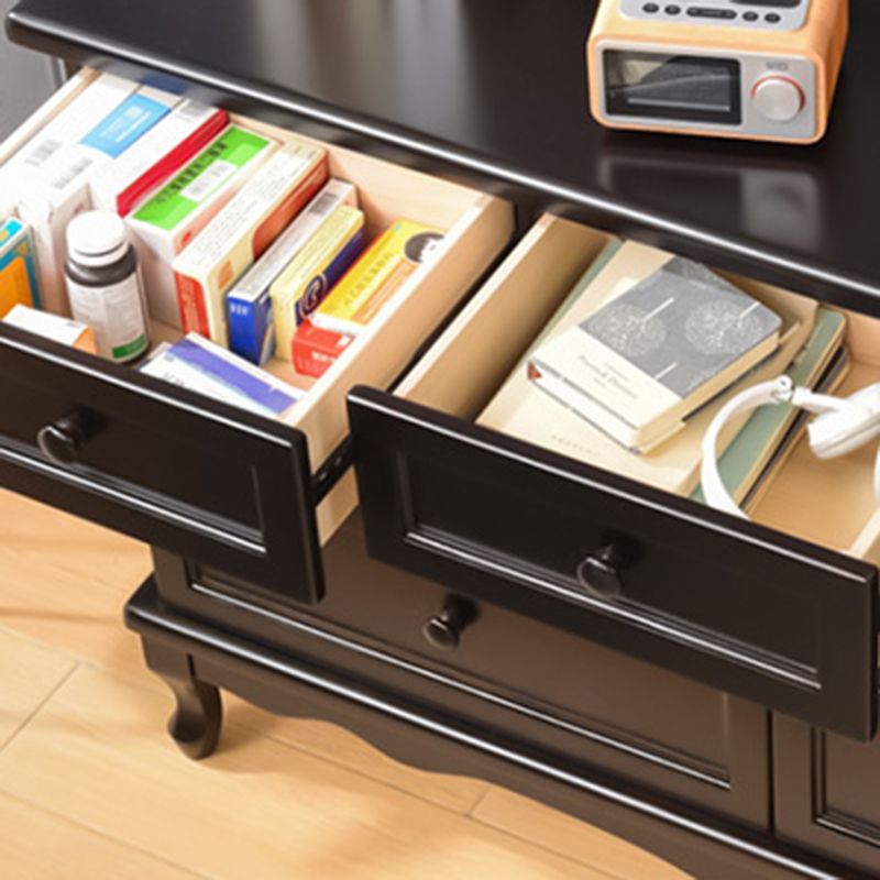 Cassapanca per camera da letto in legno massello nautico con cassetti