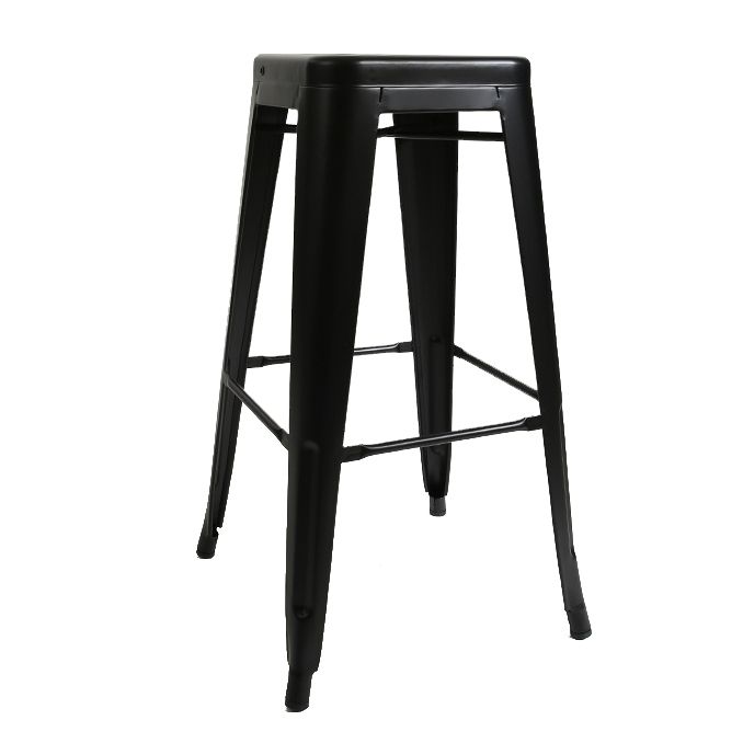 Industrial Bar and Counter Stool Metal Square Stool with 4 Legs Clearhalo 'Bar Furniture' 'Bar Stools' 'bar_stools' 'furn' 'furn_bar_stools' 'Furniture' 'furniture_bar_stools' 'Kitchen & Dining Furniture' 1200x1200_8efb0760-cf5d-4551-8bb0-f588b40a455d