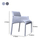 Contemporary Faux Leather Guest Chair Upholstered Dining Arm Chair